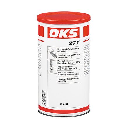 Exemplary representation: OKS 277, high-pressure lubricating paste with PTFE (can)