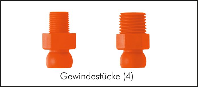 Exemplarische Darstellung: Kühlmittel-Gelenkschlauchsystem - Cool-Line 1/2", CLS 141-SET