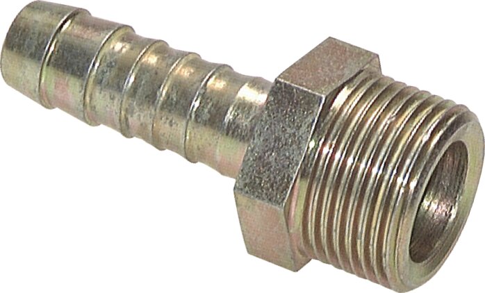 Exemplary representation: Threaded sleeve with cylindrical thread, inner cone, galvanised steel