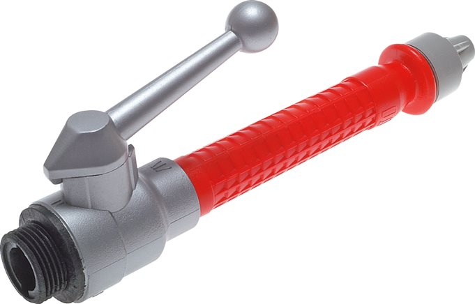 Exemplary representation: Multi-purpose jet pipe with threaded connection, plastic